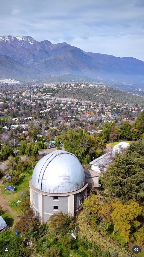 Vista aérea del observatorio